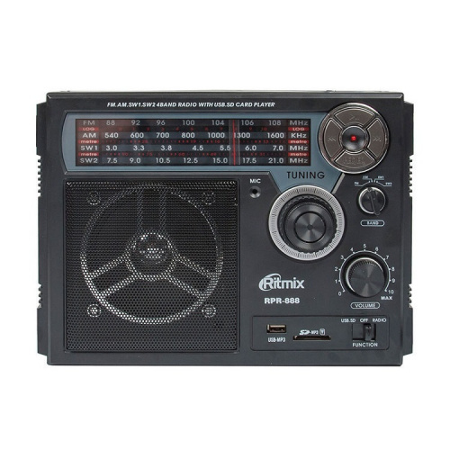 Колонка Ritmix RPR-888 черная фото 2 Колонка Ritmix RPR-888 черная фото 2