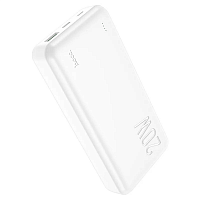 Внешний аккумулятор повербанк Power bank HOCO J87A 20000mAh PD 20W + USB QC3.0 18W белый