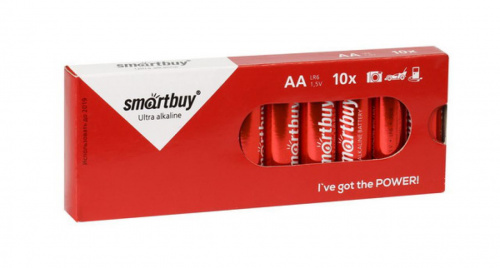 Батарейка Smartbuy алкалиновая LR6/10 box (SBBA-2A10BX) Батарейка Smartbuy алкалиновая LR6/10 box (SBBA-2A10BX)