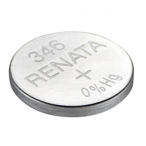 Батарейка Renata R346 SR712 серебряно-цинковая часовая Батарейка Renata R346 SR712 серебряно-цинковая часовая