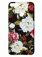 Чехол накладка для Realme C11 Gresso Цветы Барокко силикон черный