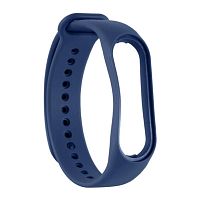 Ремешок для Mi Band 5/Mi Band 6/Mi Band 7 Red Line темно-синий