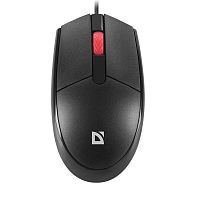Мышь проводная DEFENDER Optimum MM-140 черный,3 кнопки,800 dpi