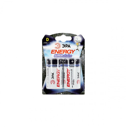 Батарейка ЭРА алкалиновая LR20-2BL Super Alkaline Батарейка ЭРА алкалиновая LR20-2BL Super Alkaline