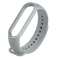 Ремешок для Mi Band 5/Mi Band 6/Mi Band 7 Red Line серый
