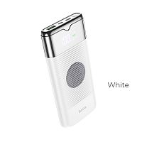 Внешний аккумулятор повербанк Power bank HOCO J63 10000mAh PD 20W + QC3.0 с беспроводной зарядкой белый