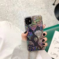 Чехол накладка для iphone 7/8 Plus (5.5) CaiKl воздушные шары узоры серебро силикон+пластик прозрачная