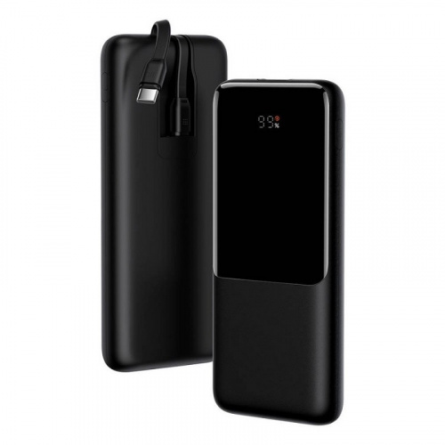 Внешний аккумулятор повербанк Power bank Baseus Elf Digital Display 10000mAh PD 22.5W черный PPJL010001 фото 3 Внешний аккумулятор повербанк Power bank Baseus Elf Digital Display 10000mAh PD 22.5W черный PPJL010001 фото 3