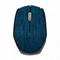Мышь беспроводная Ritmix RMW-611 Fabric тканевая поверхность синяя