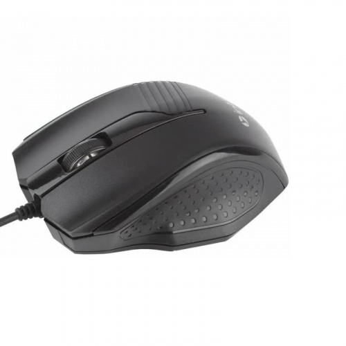 Мышь проводная Intro MU150 черная USB фото 2