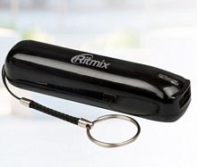 Внешний аккумулятор повербанк Power bank Ritmix RPB-2001L 2000mAh черный