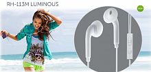 Наушники Ritmix RН-113M Luminous White