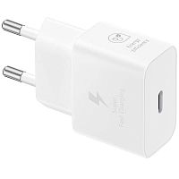 Сетевое зарядное устройство Адаптер Блок питания Samsung EP-T2510 PD 25W Type-C USB-C 2 Pin белое