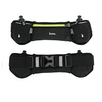 Спортивная сумка на пояс HOCO Multifunction Double Kettle Movement Pockets Training (черная M)