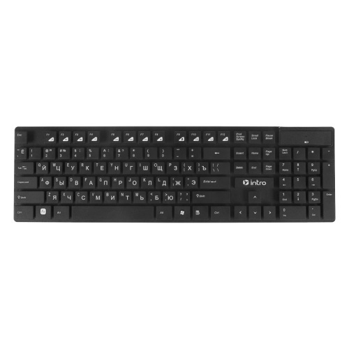 Набор беспроводной Intro DW610 клавиатура+мышь черный фото 2 Набор беспроводной Intro DW610 клавиатура+мышь черный фото 2