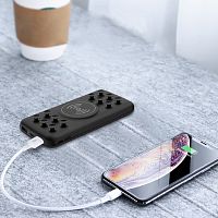 Внешний аккумулятор повербанк Power bank xomobile PB85 13000mAh с беспроводной зарядкой черный