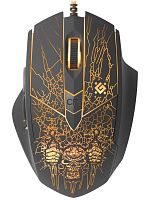 Мышь проводная игровая DEFENDER Doom Fighter GM-260L 6 кнопок, 800-3200dpi