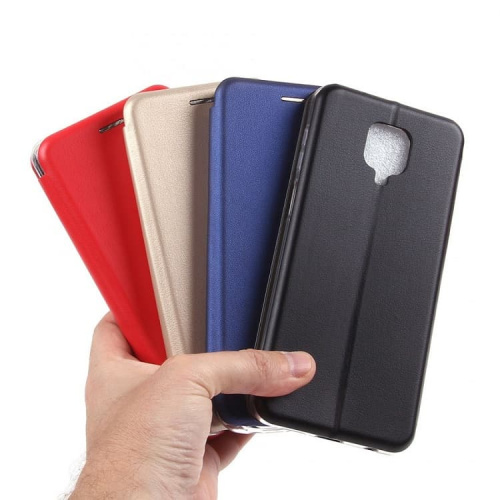 Чехол-книжка для Xiaomi Redmi 10 Fashion Case бордовый фото 3