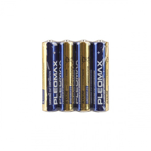 Батарейка Pleomax алкалиновая LR03-4S