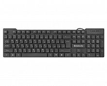 Клавиатура проводная DEFENDER Element HB-190 USB RU черная