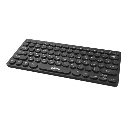 Клавиатура беспроводная Ritmix RKB-310BTH компактная черная Клавиатура беспроводная Ritmix RKB-310BTH компактная черная
