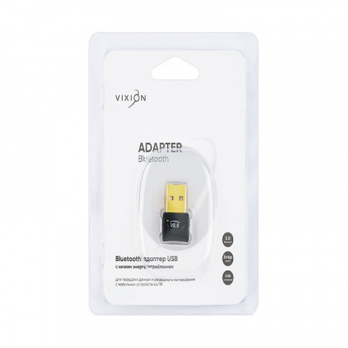 USB Блютуз bluetooth адаптер ресивера VIXION черный фото 2 USB Блютуз bluetooth адаптер ресивера VIXION черный фото 2