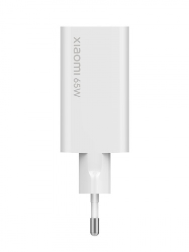 Сетевое зарядное устройство XIAOMI Mi 65W Fast Charger whith GaN Tech белое AD65GEU RU фото 2