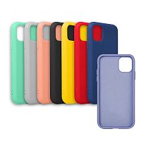 Чехол накладка для iphone 13 (6.1) soft силикон черная