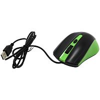 Мышь проводная Smartbuy ONE 352 зелено-черная  (SBM-352-GK)