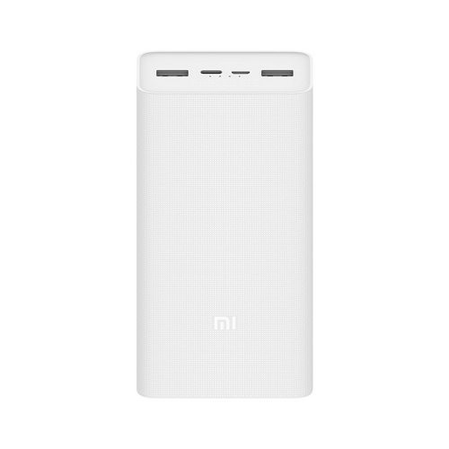 Внешний аккумулятор повербанк Xiaomi Mi Power Bank 3 30000mAh Quick Charge Version белый фото 2