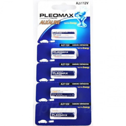 Батарейка Pleomax алкалиновая A27-5BL