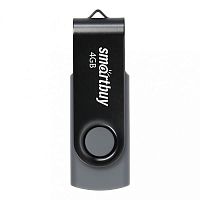 Флеш-накопитель Smartbuy Twist черный 4Gb