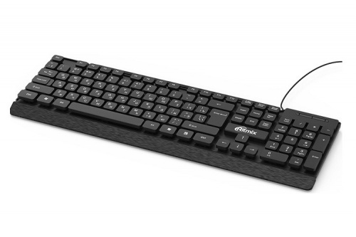 Клавиатура проводная Ritmix RKB-107 черная
