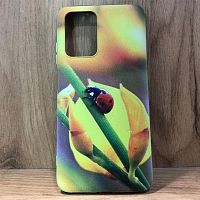 Чехол накладка для Realme C55 Gresso Цветы 5 силикон черная
