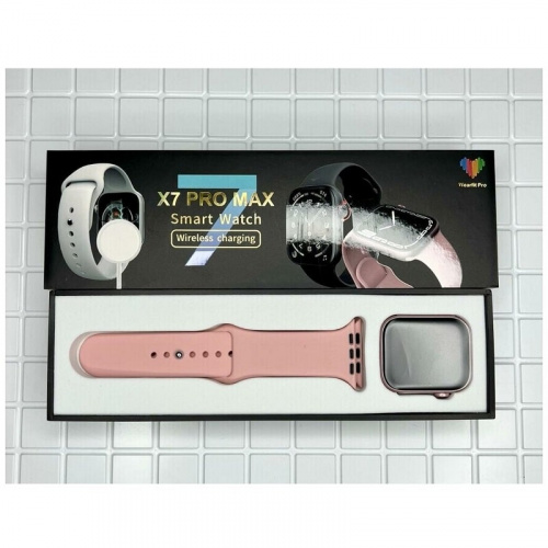 Смарт-часы Wearfit Pro X7 Pro Max 45mm розовые фото 3 Смарт-часы Wearfit Pro X7 Pro Max 45mm розовые фото 3
