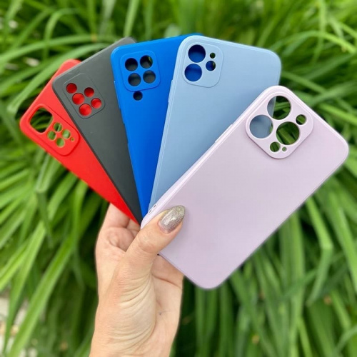 Чехол накладка для Realme C21Y/C25Y силикон тонкий матовый темно-синяя