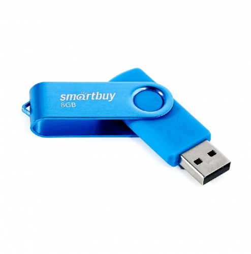 Флеш-накопитель Smartbuy Twist голубой 8Gb фото 2