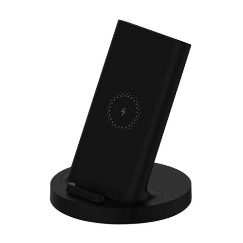 Беспроводное зарядное устройство Xiaomi Mi Wireless Charging Stand 20W черное фото 5