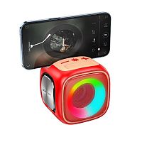Колонка Borofone BR29  Interest sports Colorful LED BT Блютуз 1200mAh красная