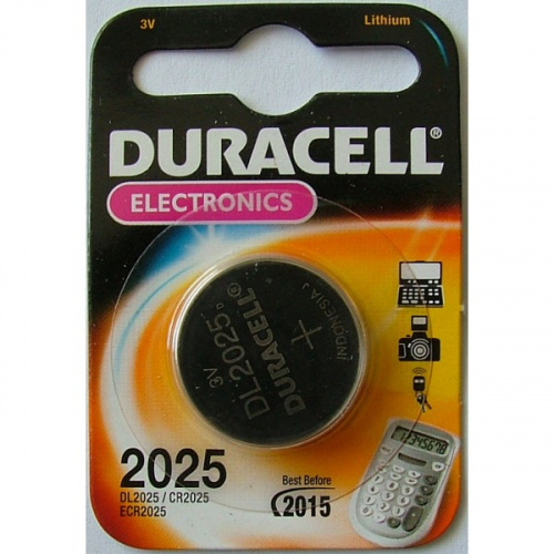 Батарейка Duracell литиевая CR2025 Батарейка Duracell литиевая CR2025