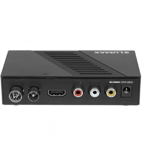 Цифровая приставка LUMAX DV2120HD DVB-T2,DVB-C,Wi-Fi пластик, дисплей фото 3 Цифровая приставка LUMAX DV2120HD DVB-T2,DVB-C,Wi-Fi пластик, дисплей фото 3