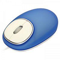 Мышь проводная Ritmix ROM-340 Antistress голубая
