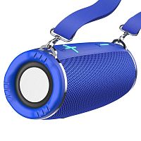 Колонка HOCO HC12 Sports BT Блютуз LED синяя 1200mAh