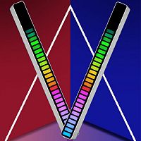 Умный светильник RGB эквалайзер светодиодный New Upgrade W-08 (1шт)