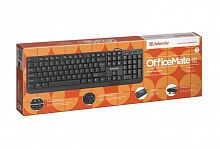Клавиатура проводная DEFENDER OfficeMate HM-710 USB полноразмерная черная
