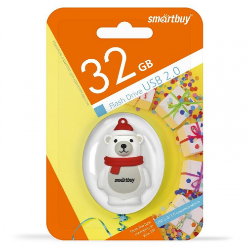 Флеш-накопитель Smartbuy Wild series Медведь 32Gb Флеш-накопитель Smartbuy Wild series Медведь 32Gb