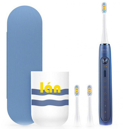 Электрическая зубная щетка ми сяоми ксиоми Soocas Sonic Electric Toothbrush X5 синяя Электрическая зубная щетка ми сяоми ксиоми Soocas Sonic Electric Toothbrush X5 синяя