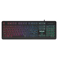Клавиатура проводная игровая DEFENDER Raid GK-778DL RU, радужная подсветка