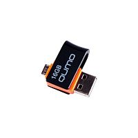 Флеш-накопитель QUMO Hybrid 2 коннекотра для подкл 32GB