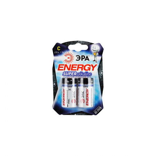 Батарейка ЭРА алкалиновая LR14-2BL Super Alkaline Батарейка ЭРА алкалиновая LR14-2BL Super Alkaline